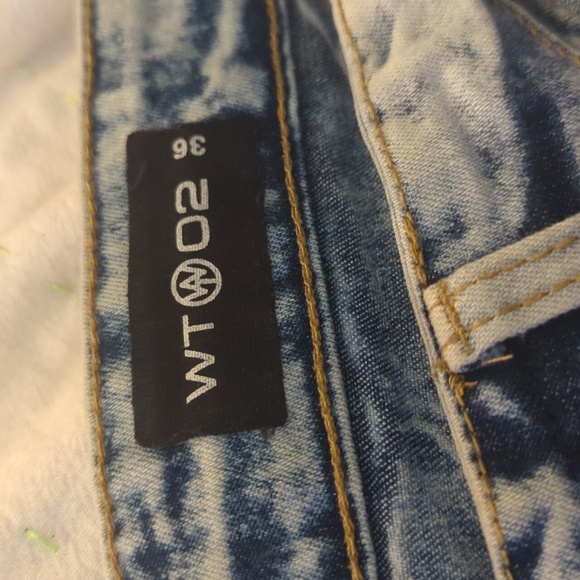 Wicked fashions wt02 36 waist men's shorts, distressed - Picture 2 of 3